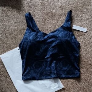 NWT Senita Athletics Skin Shakti Tank (Mid-Length) - Twilight Swirl XL